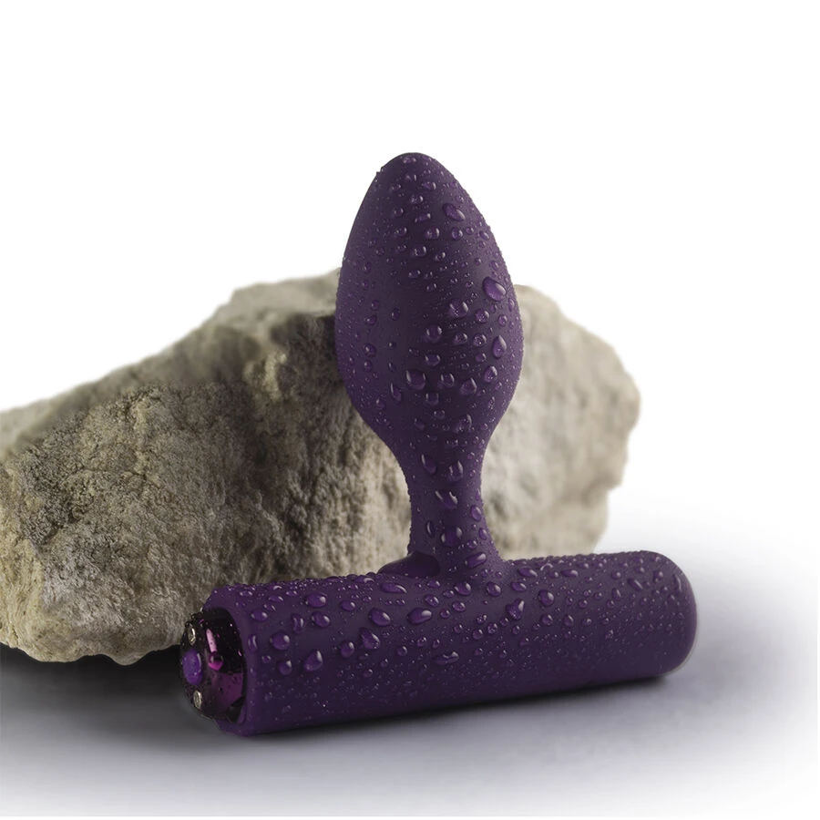 ROCKS-OFF - MINI BACCHETTA RICARICABILE 16 FUNZIONI ROSA PEONIA
